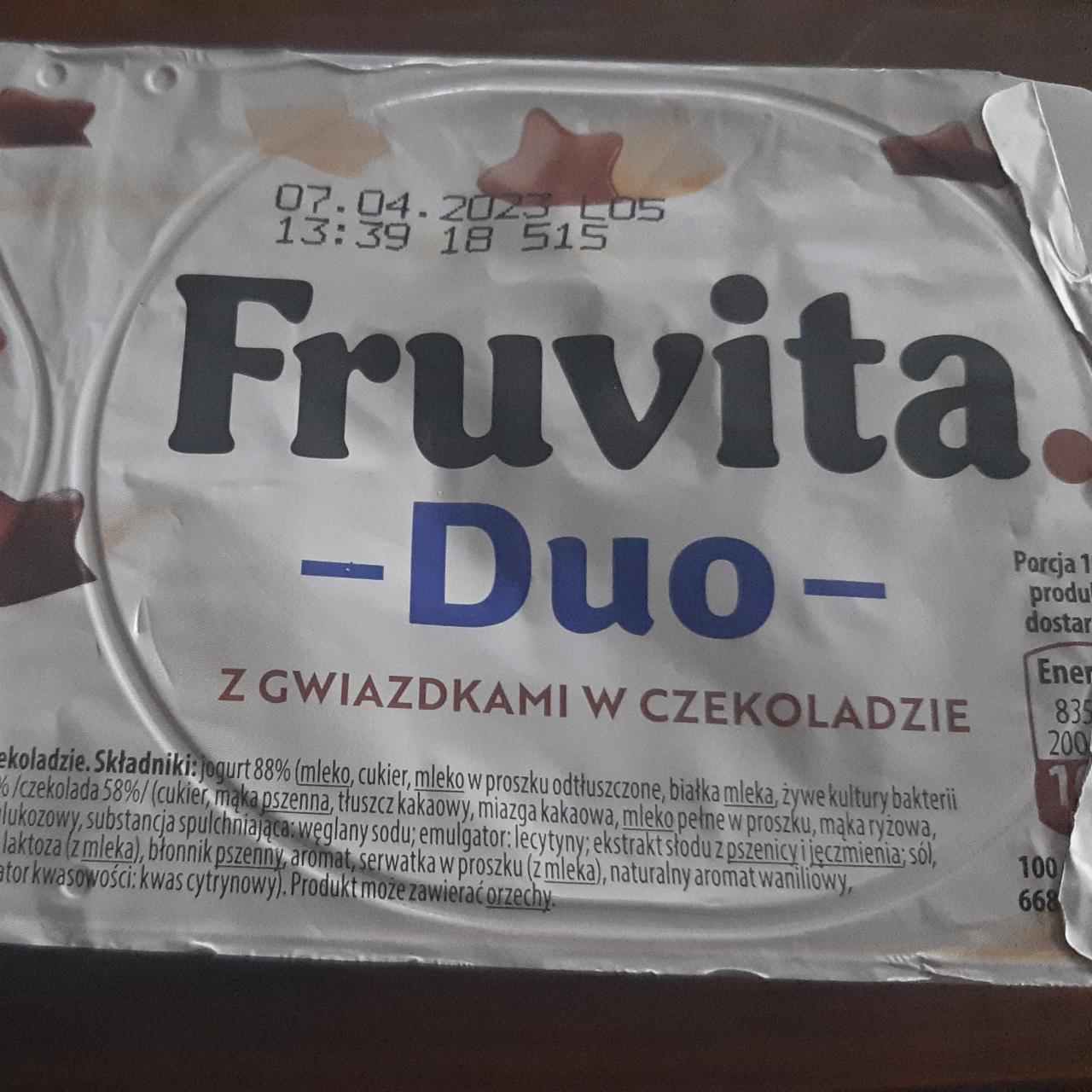 Фото - Йогурт со звездочками в шоколаде Duo Fruvita