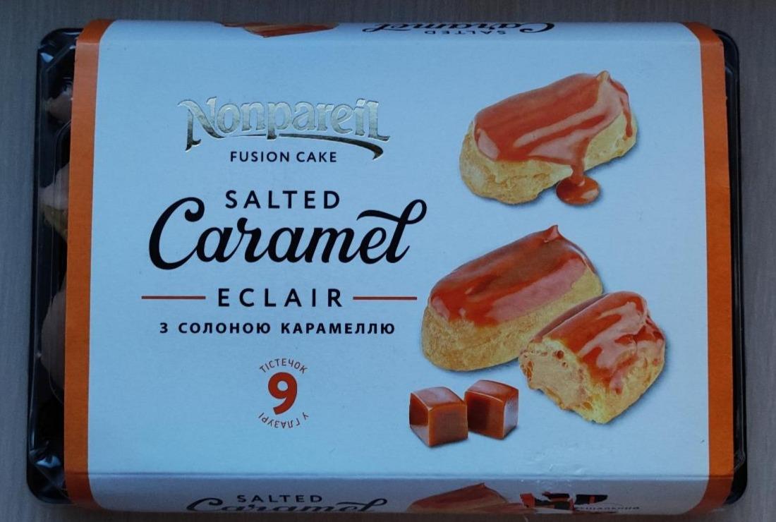 Фото - Пирожные с заварным кремом с солёной карамелью Eclair Salted Caramel Nonpareil
