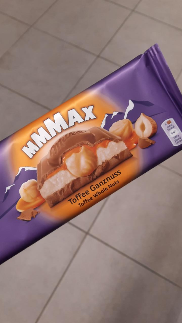 Фото - Шоколад с орехами и карамелью mmmax Toffee Ganznuss Milka