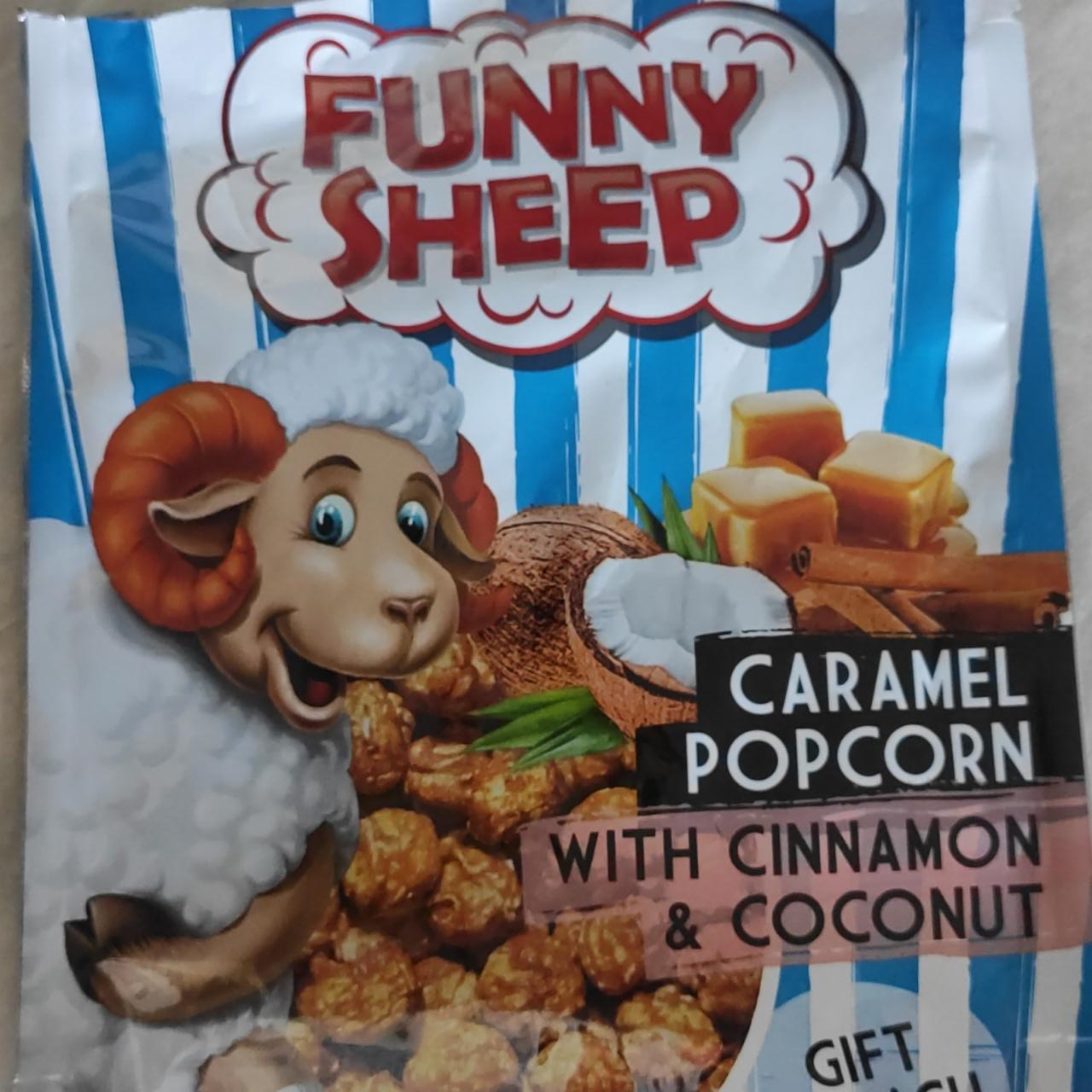 Фото - попкорн в карамели с корицей и кокосом Funny Sheep