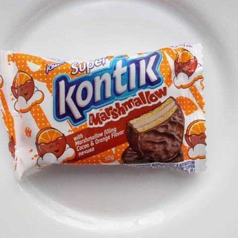 Фото - Super Kontik marshmallow маршмеллоу какао, апельсин