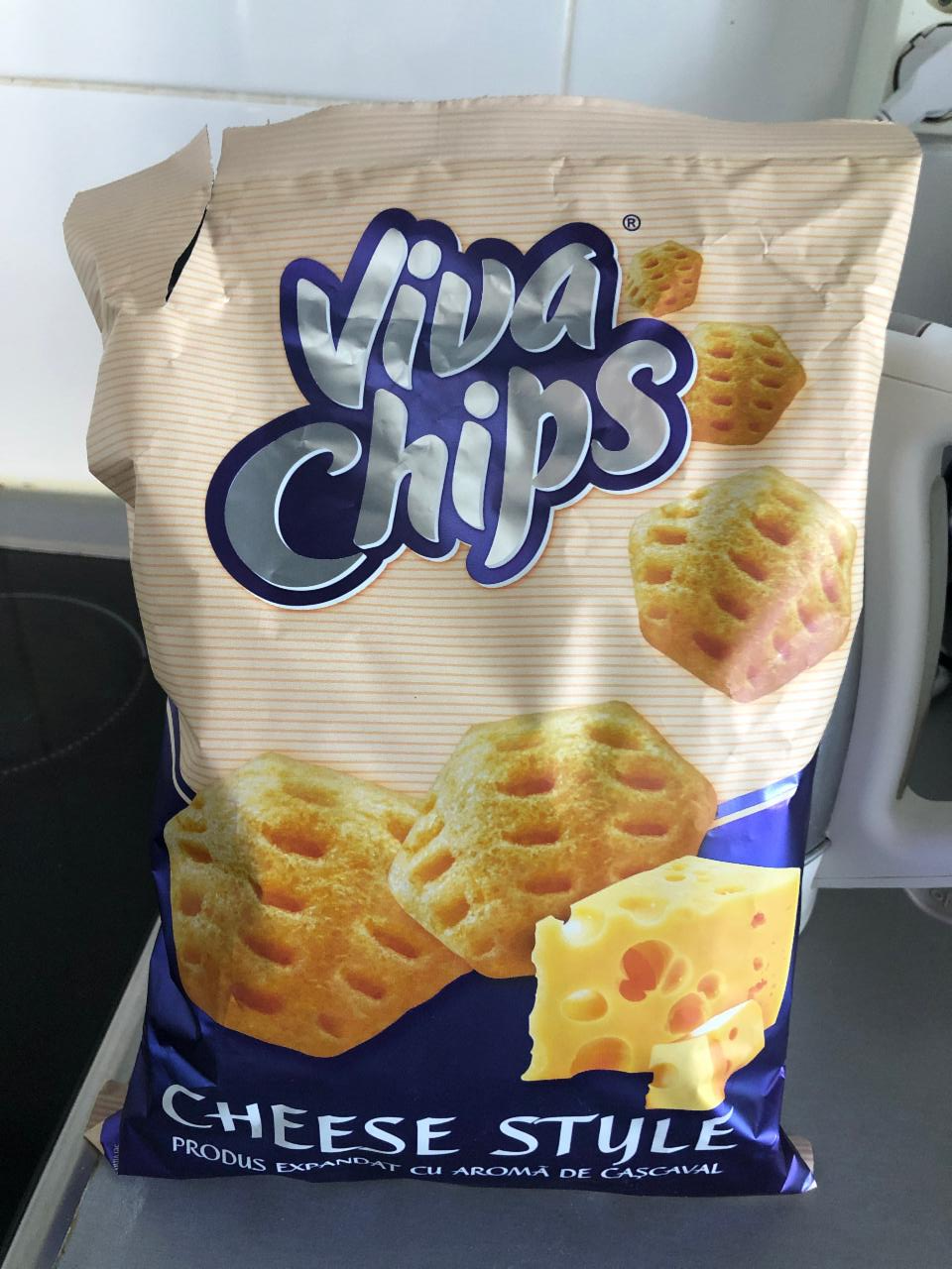 Фото - Чипсы в форме сыра Cheese Style Chips Viva Chips