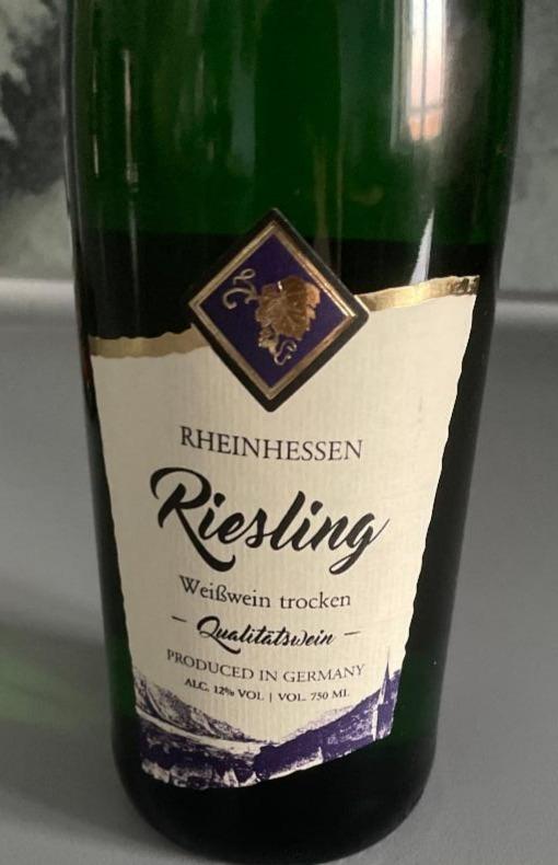 Фото - Вино weibwein Trocken Riesling Rheinhessen
