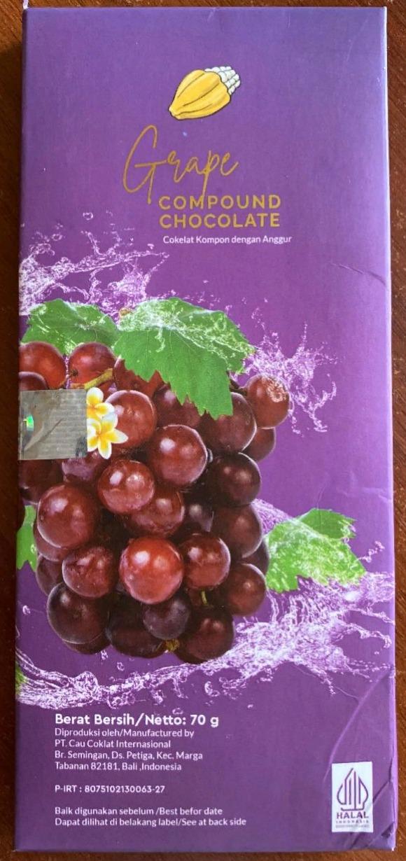 Фото - Compound chocolate Grape Chocolate Compound