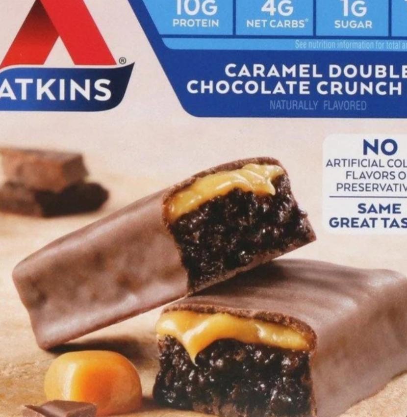 Фото - Atkins хрустящий шоколадный батончик Atkins
