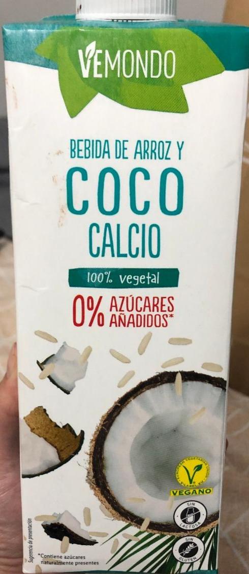 Фото - Кокосовое молоко Coco calcio Vemondo