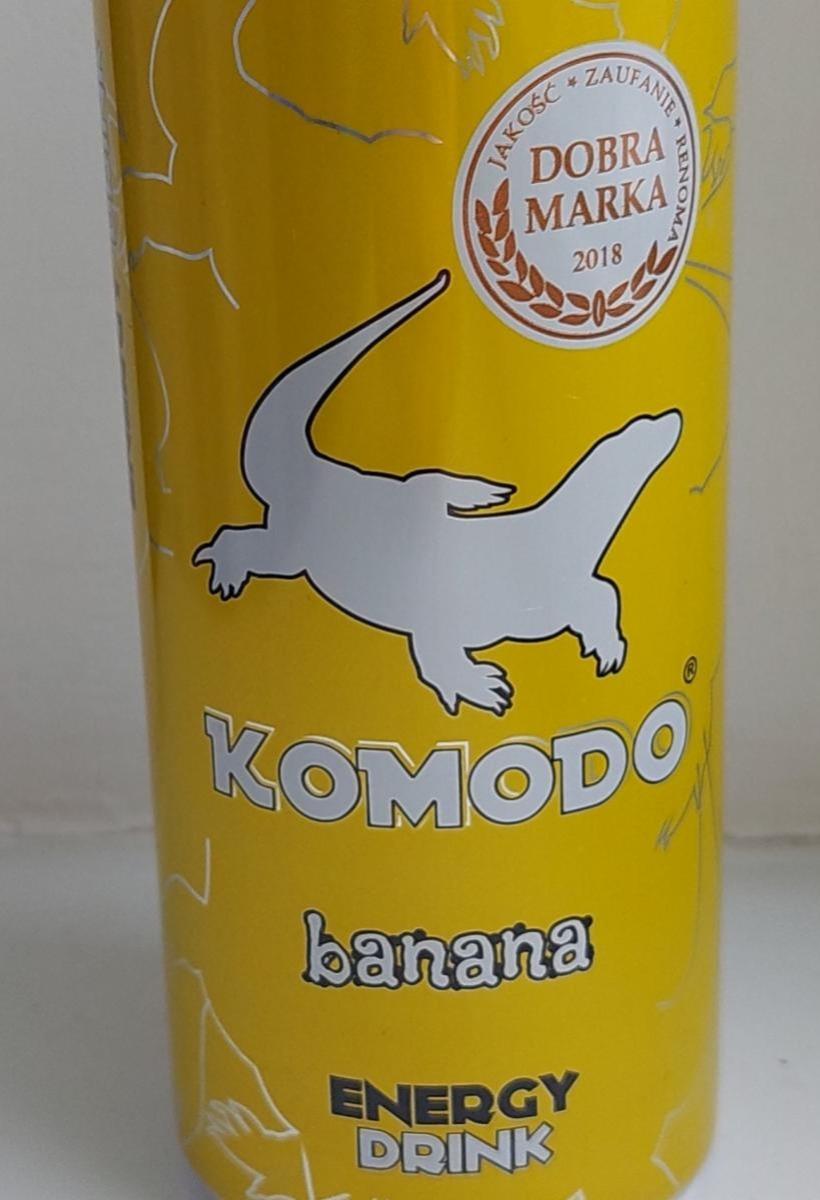 Фото - Напиток энергетический со вкусом банана Energy Drink Banana Komodo