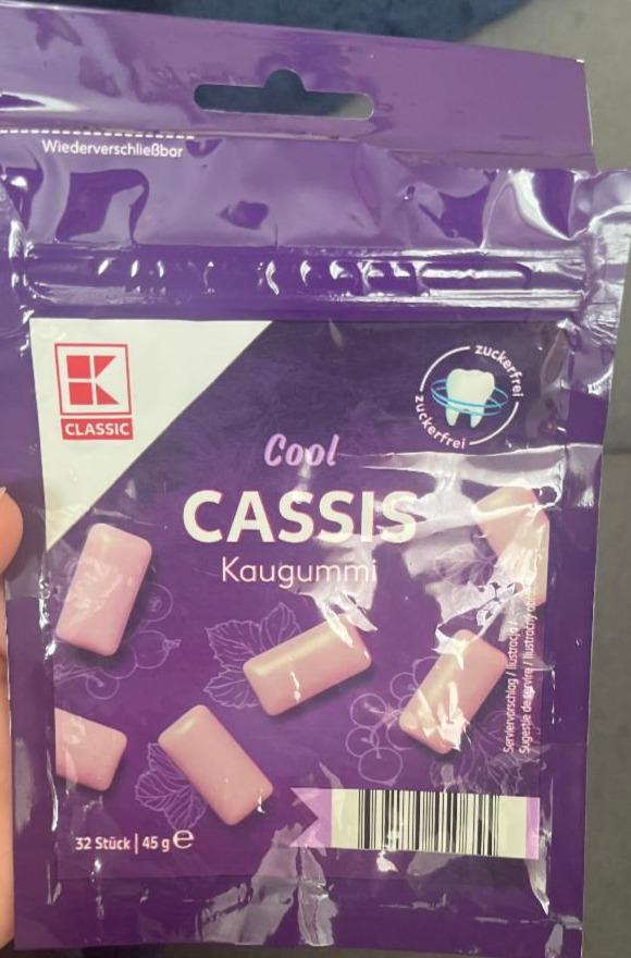 Фото - Жевательная резинка Cassis Kaugummi K-Classic