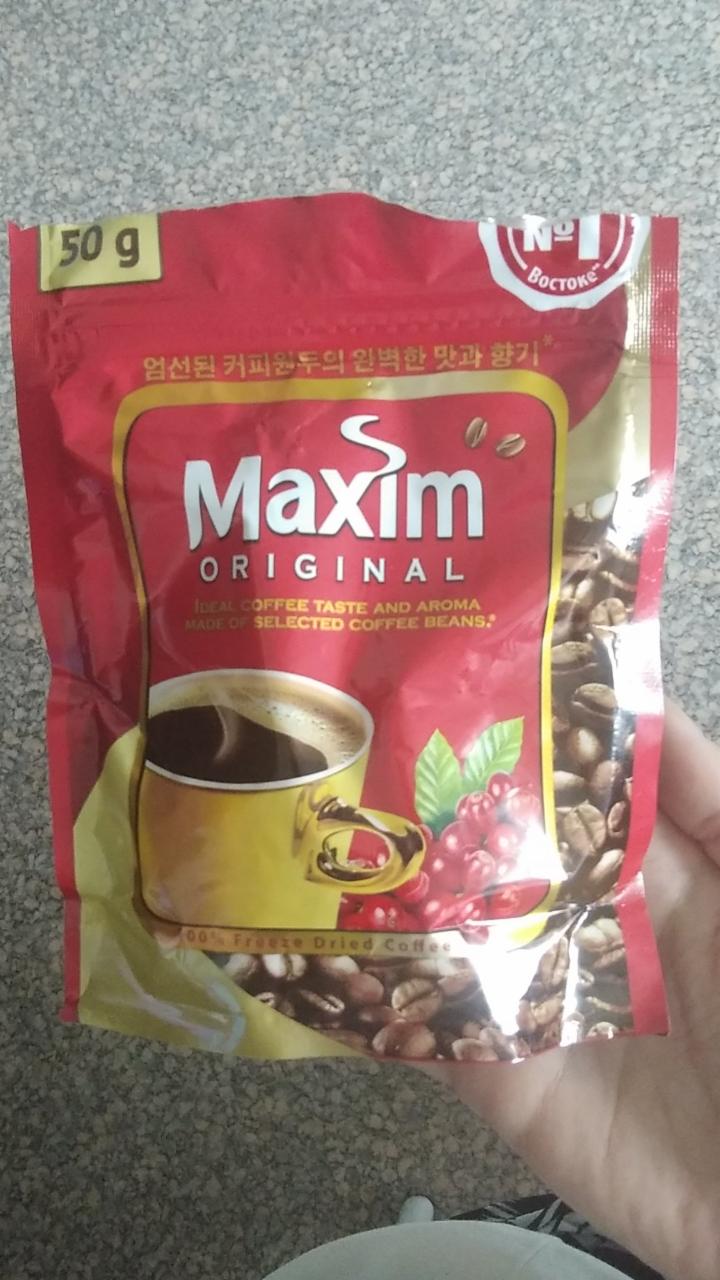 Фото - Кофе натуральный растворимый сублимированный Maxim