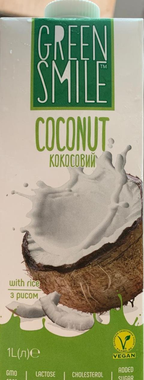 Фото - Напиток рисово-кокосовый 3% обогащенный кальцием Coconut Green Smile Ідеаль