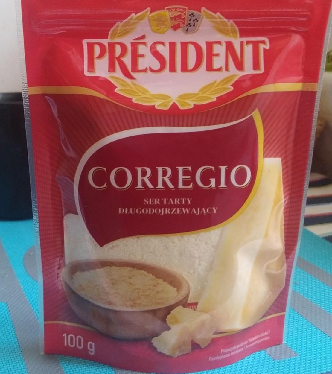 Фото - Сыр 40% твердый тертый Corregio President
