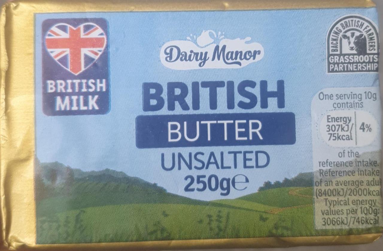 Фото - British butter unsalted Dairy Manor