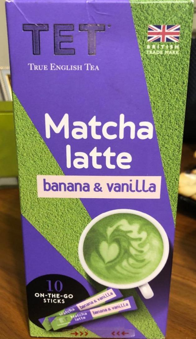 Фото - Напиток на основе зеленого чая с бананом и ванилью Matcha Latte Vanilla Banana ТЕТ