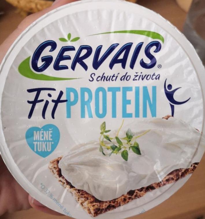 Фото - обезжиренный творожный сыр с протеином Fit protein Gervais