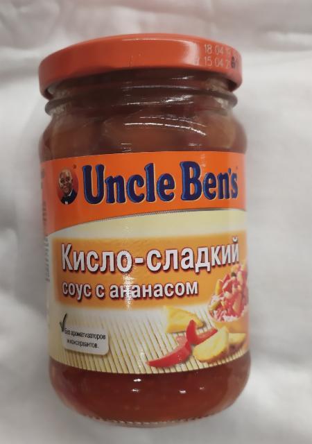 Фото - кисло-сладкий соус с ананасом Uncle Ben's Анкл Бенс