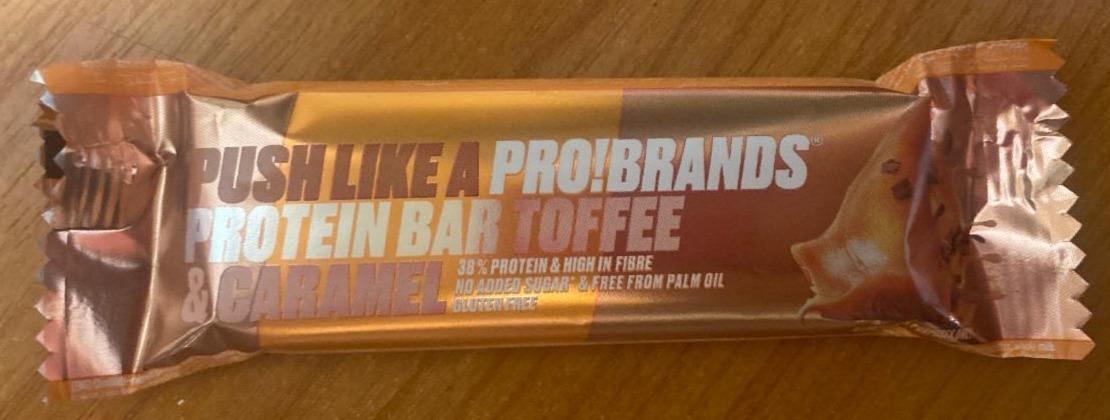 Фото - Protein bar toffee caramel Push Like A Pro!Brands