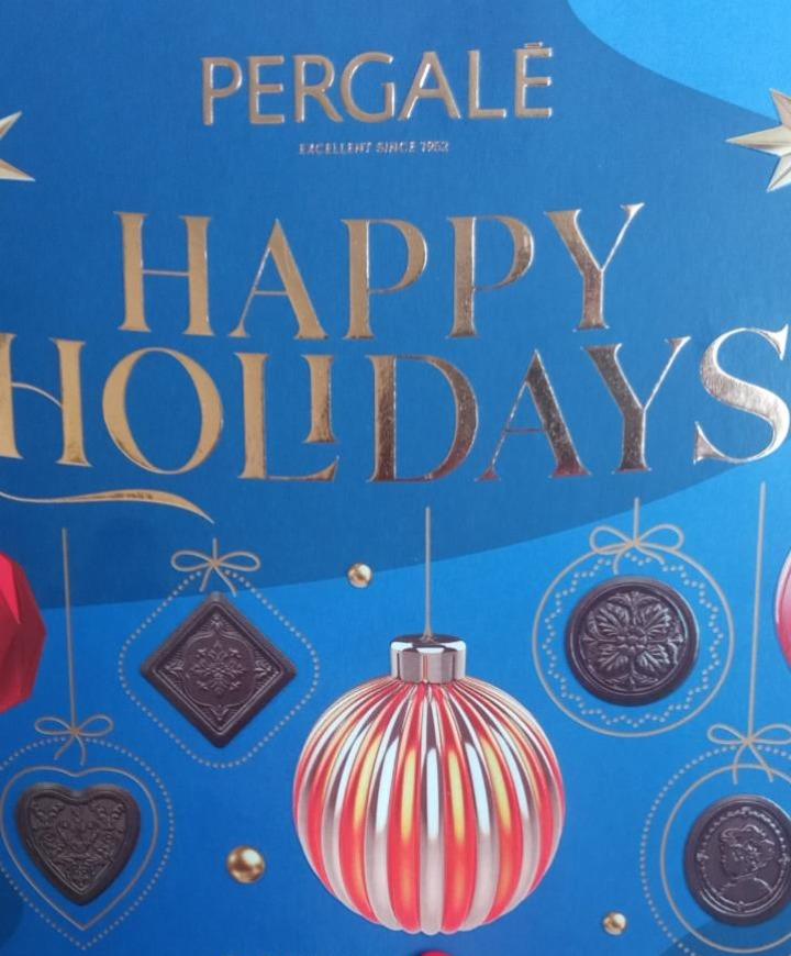 Фото - Конфеты из темного шоколада Happy Holidays Pergale