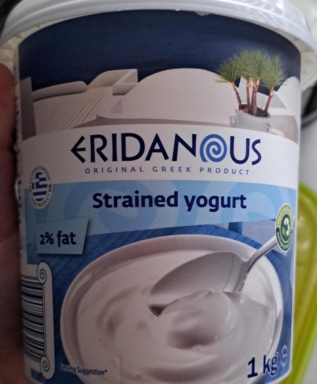 Фото - Греческий йогурт 2% Eridanous