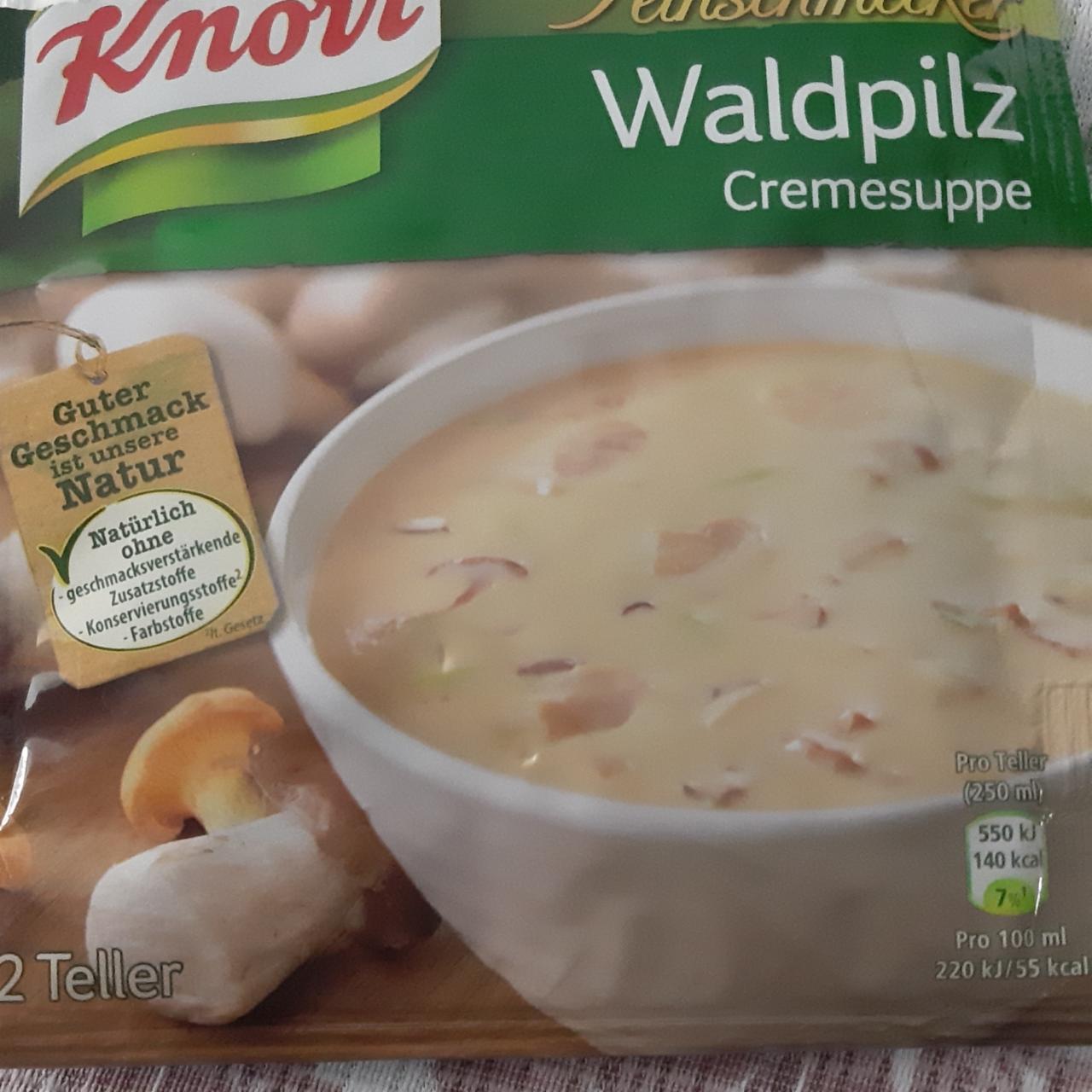 Фото - кремовый грибной суп сублимированный Knorr