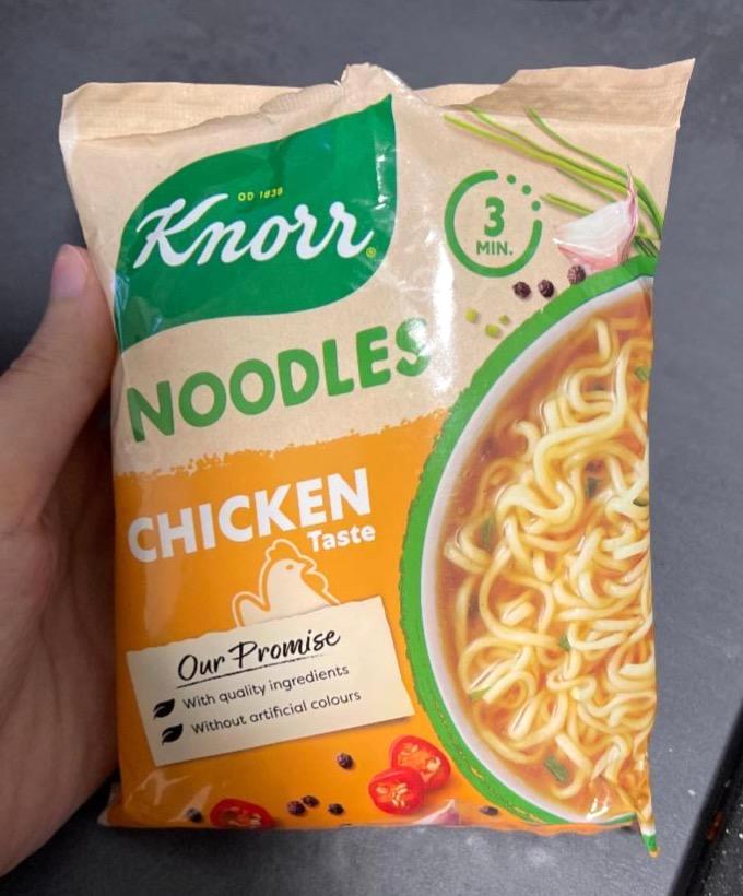 Фото - лапша быстрого приготовления со вкусом печеной курицы Knorr