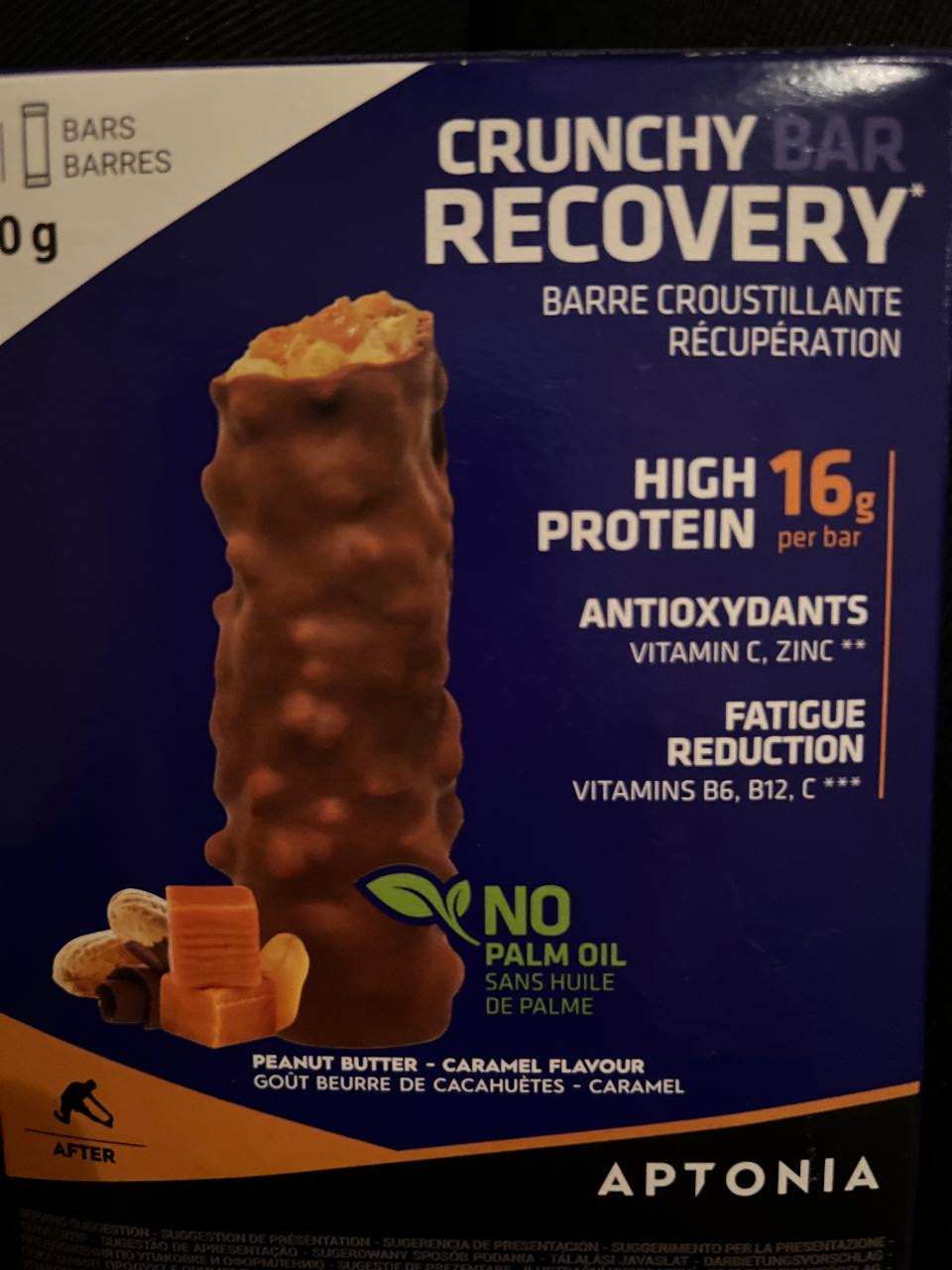 Фото - Протеиновый батончик арахис-карамель в глазури Crunchy Recovery
