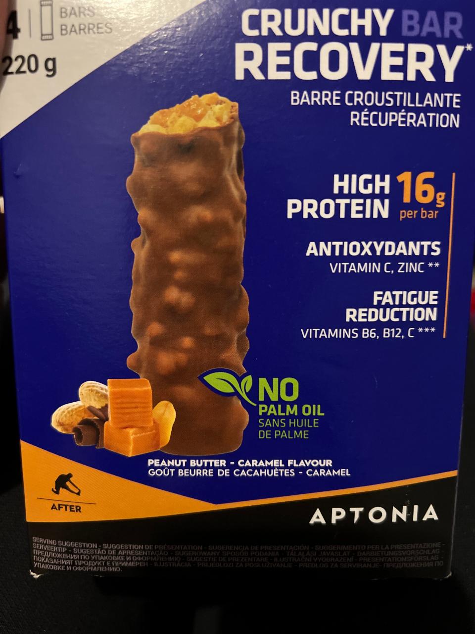 Фото - Протеиновый батончик арахис-карамель в глазури Crunchy Recovery