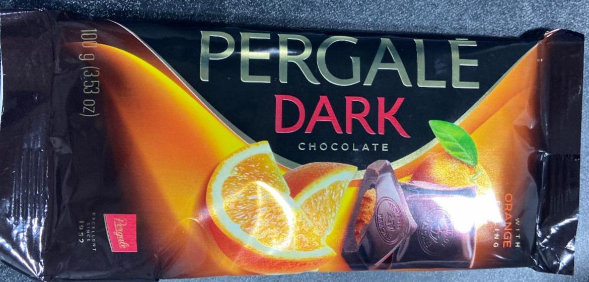 Фото - Шоколад черный с апельсиновой начинкой Dark Chocolate Pergale