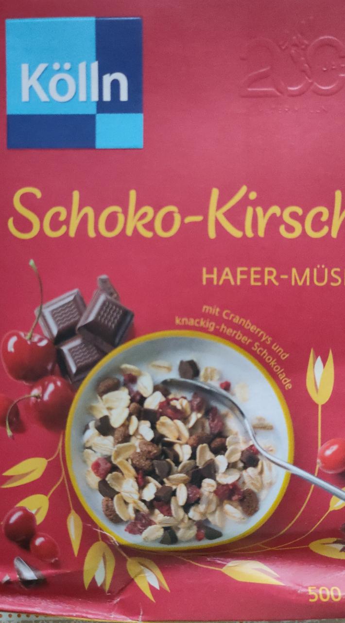 Фото - Шоколадно-вишневые мюсли Schojo-Kirsch Hafer-Müsli Kölln