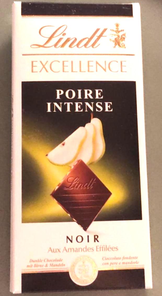 Фото - Шоколад черный Poire Intense Excellence Lindt