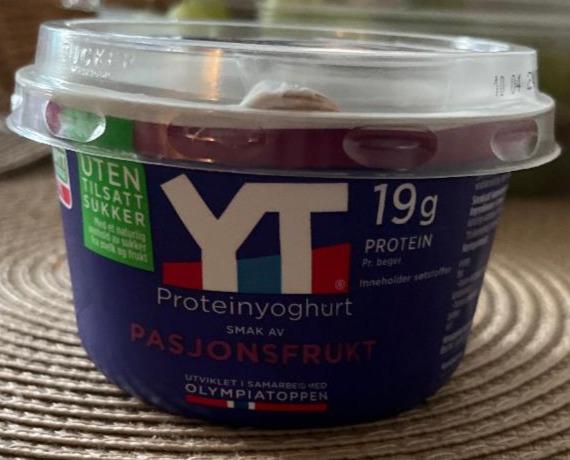 Фото - Protein Yoghurt Pasjonsfrukt YT