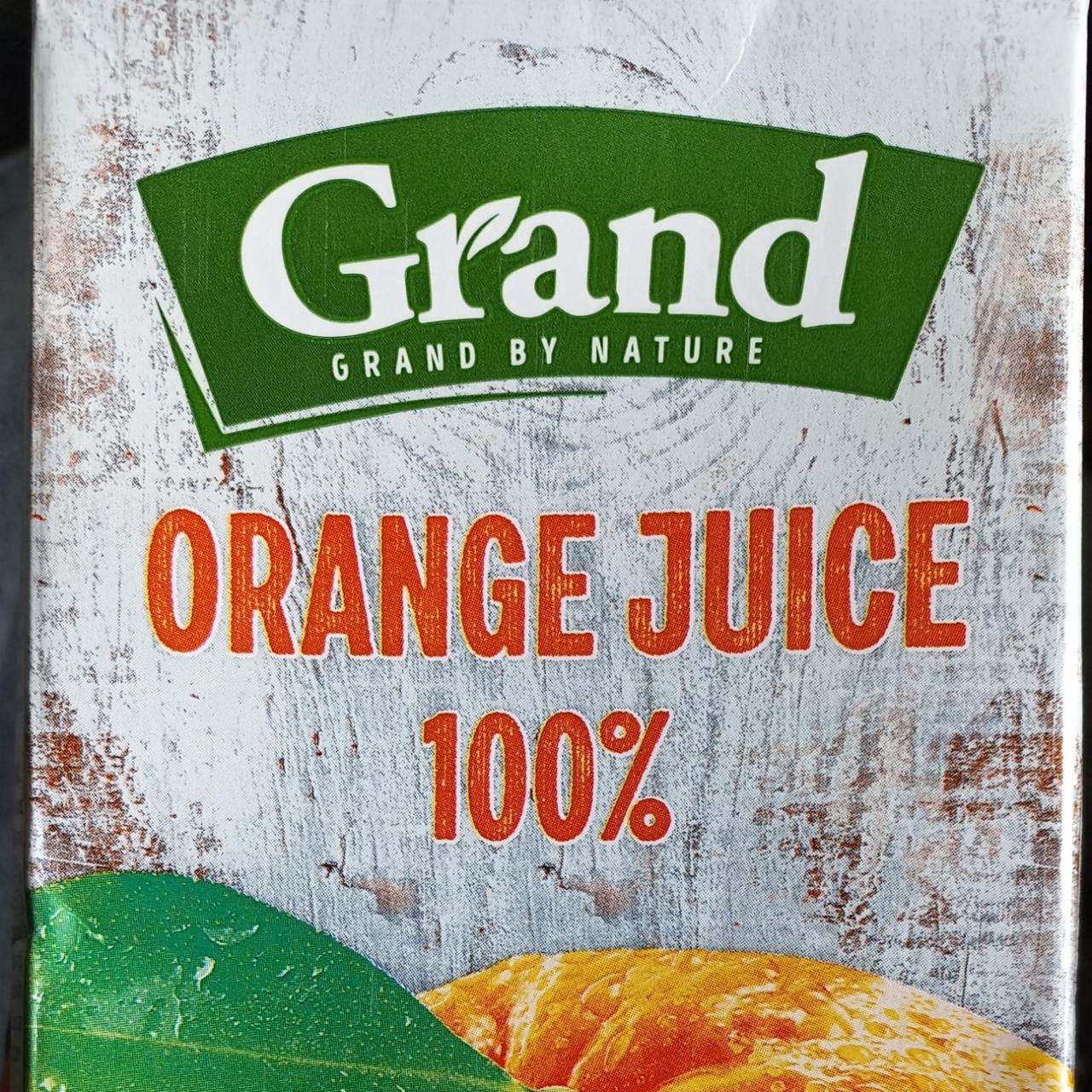 Фото - Сок апельсиновый Orange Juice Grand