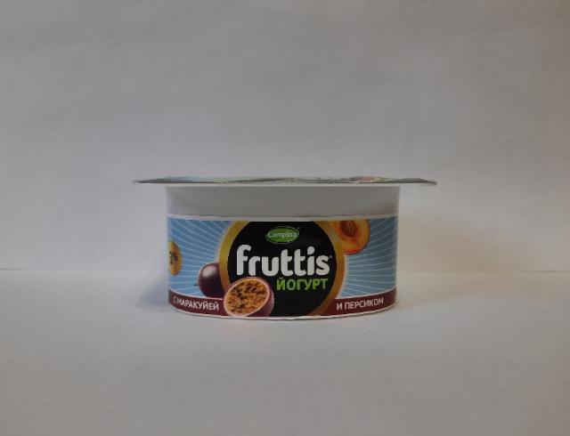 Фото - Йогурт с маракуйей и персиком 3% Fruttis