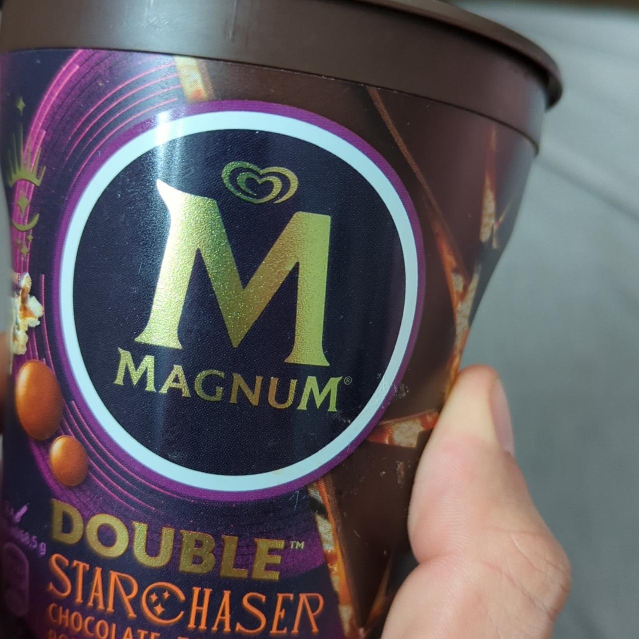 Фото - мороженное двойное попкор с соусом тоффи в глазури Magnum
