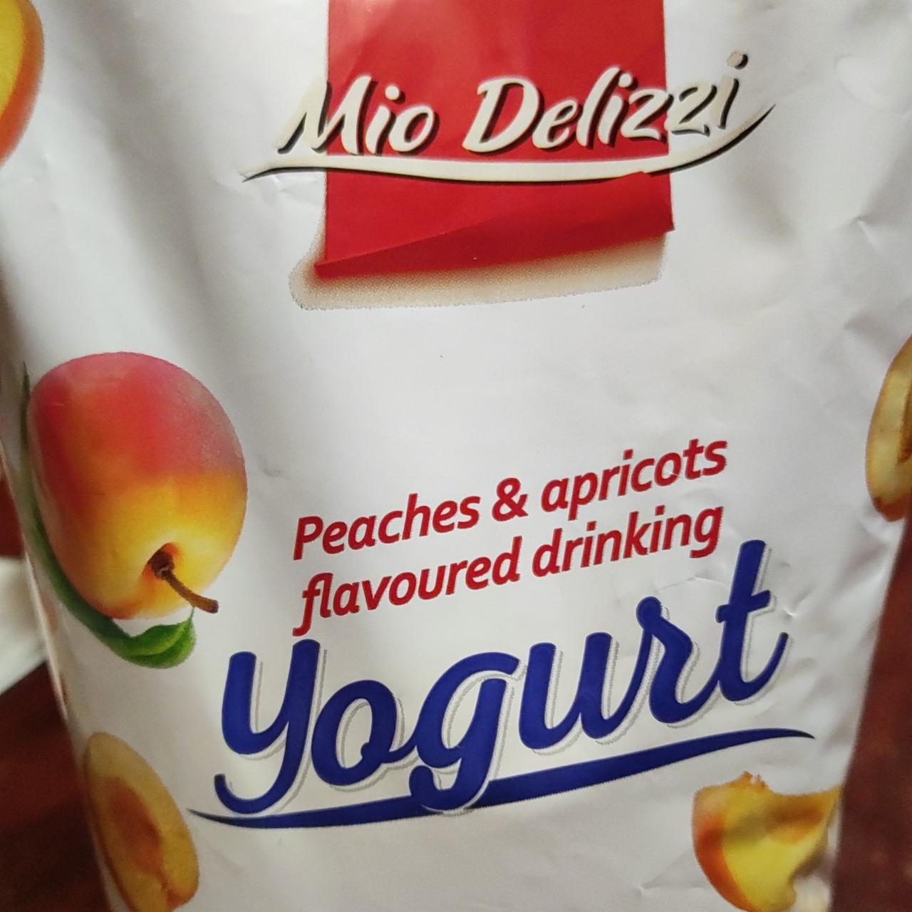 Фото - Yogurt Peaches & apricots flavoured drinking Mio delizzi