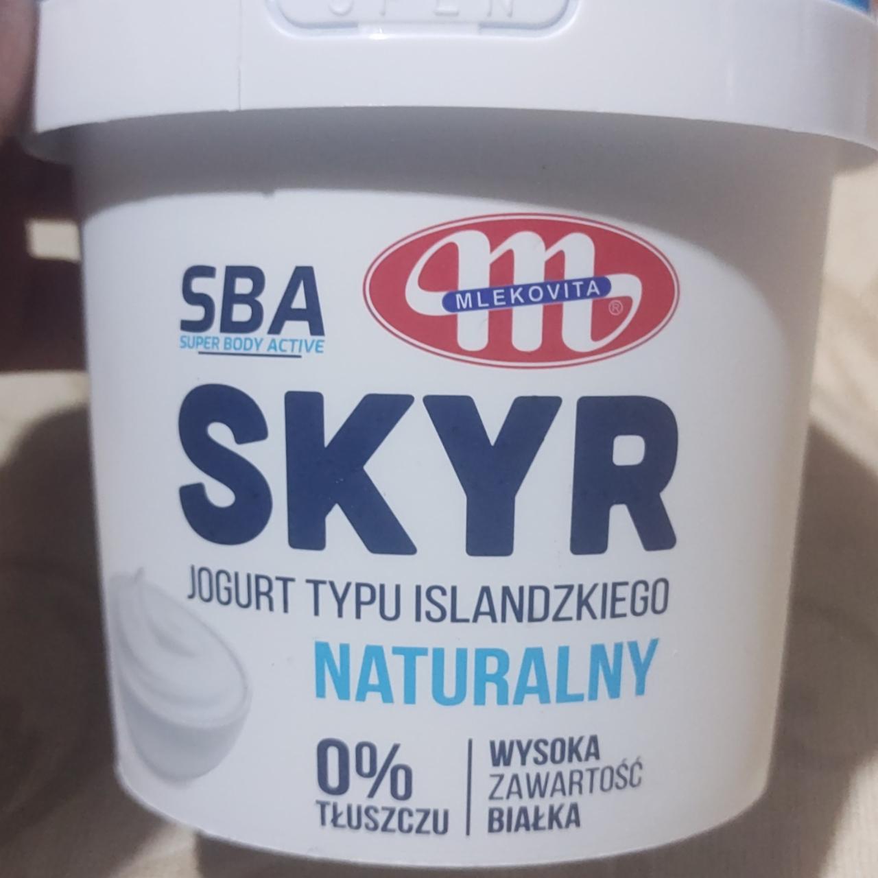 Фото - йогурт skyr с повышенным содержанием белка 0% Mlekovita