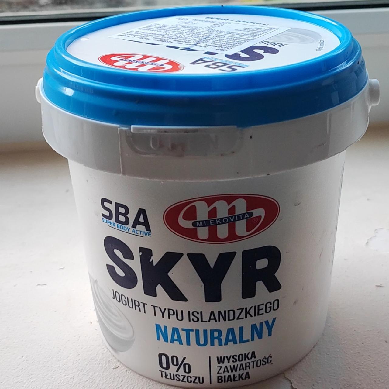 Фото - йогурт skyr с повышенным содержанием белка 0% Mlekovita