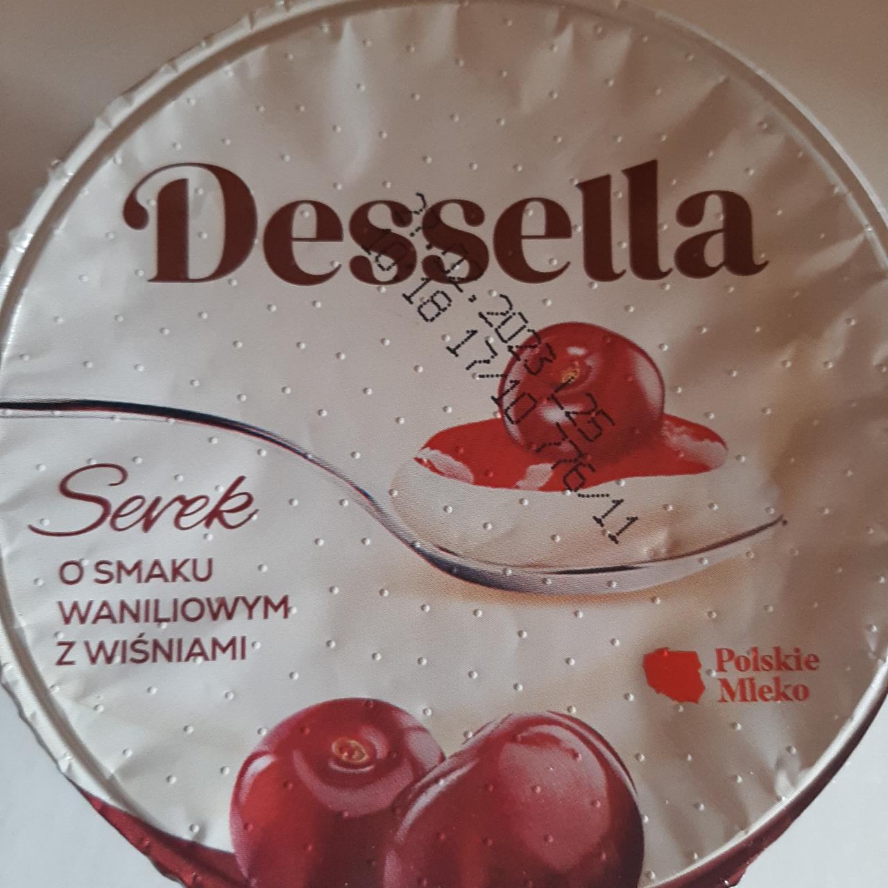 Фото - Сырок ванильный с вишнями Serek Dessella