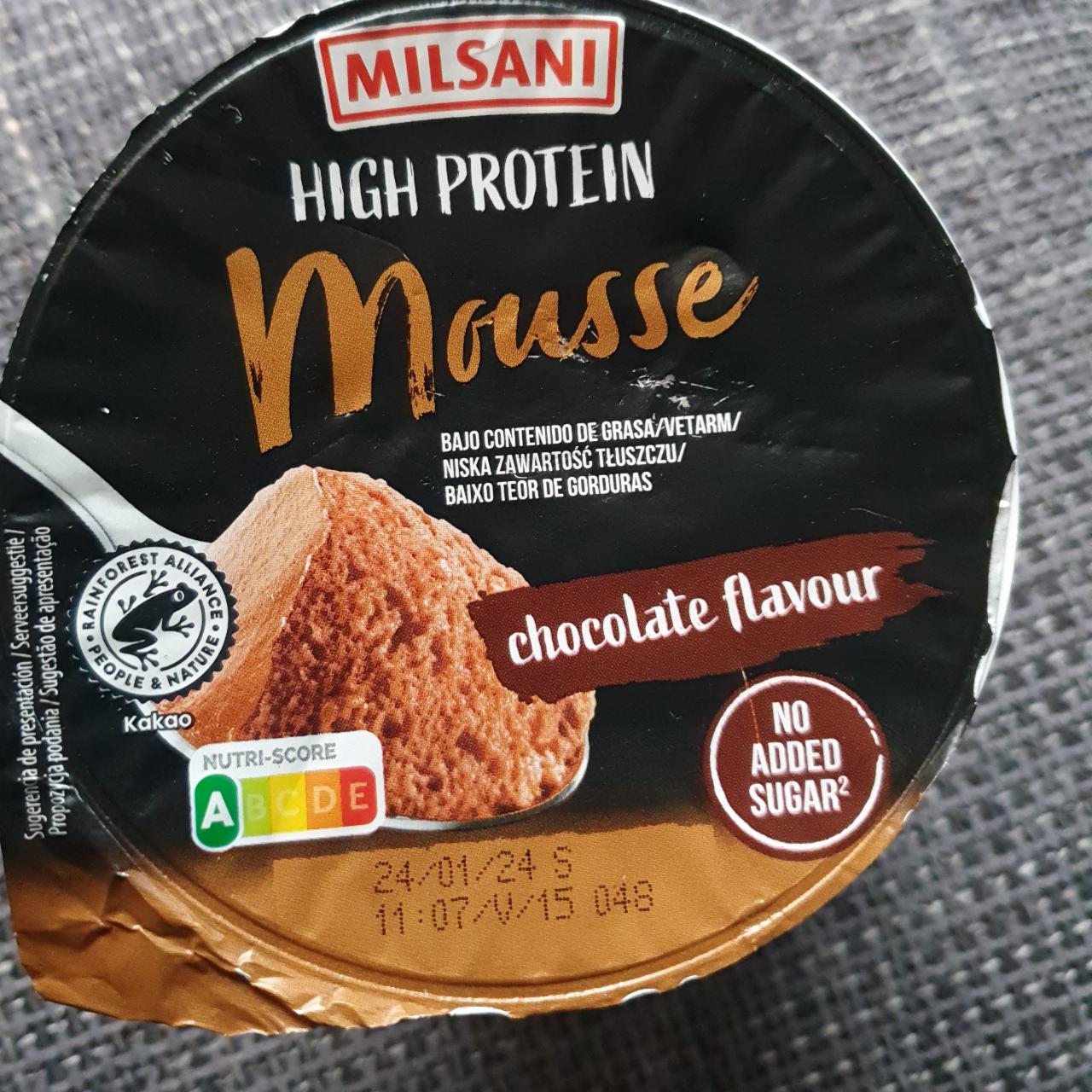 Фото - Мусс шоколадный протеиновый High Protein Milsani