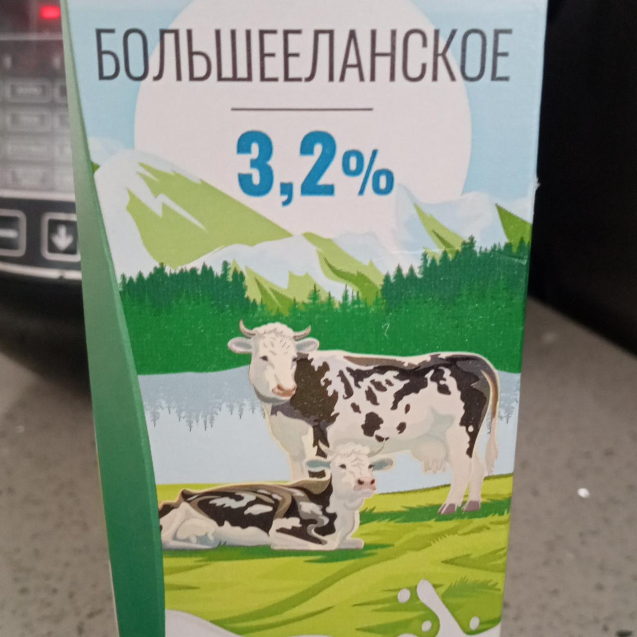 Фото - Молоко 3.2% Большееланское