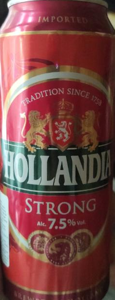 Фото - пиво hollandia strong