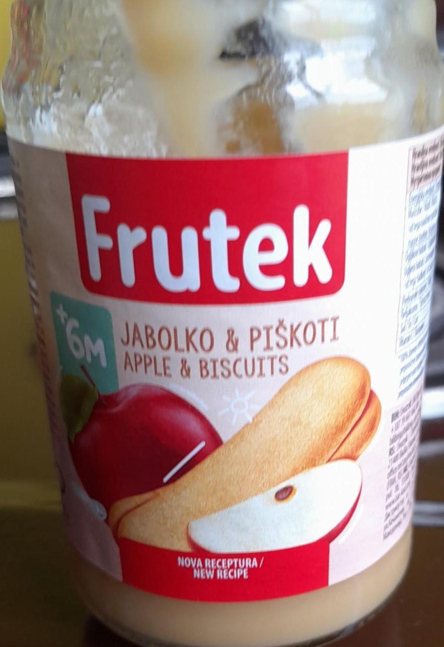 Фото - Пюре фруктовое, яблоко-печенье Jabolko piskoti Frutek