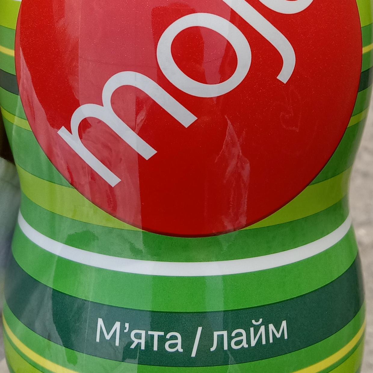 Фото - Напиток безалкогольный сильногазированный сокосодержащий Мята-лайм Mojo