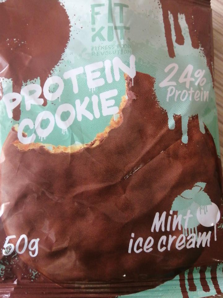 Фото - Fit Kit protein cookie Mint ice cream 50g