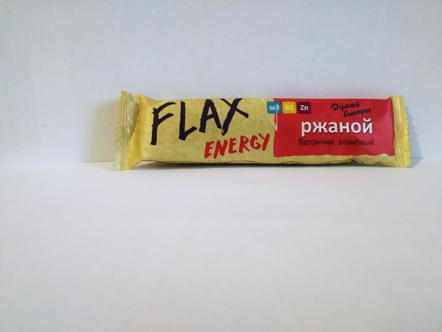 Фото - Батончик злаковый ржаной 'Flax Energy'