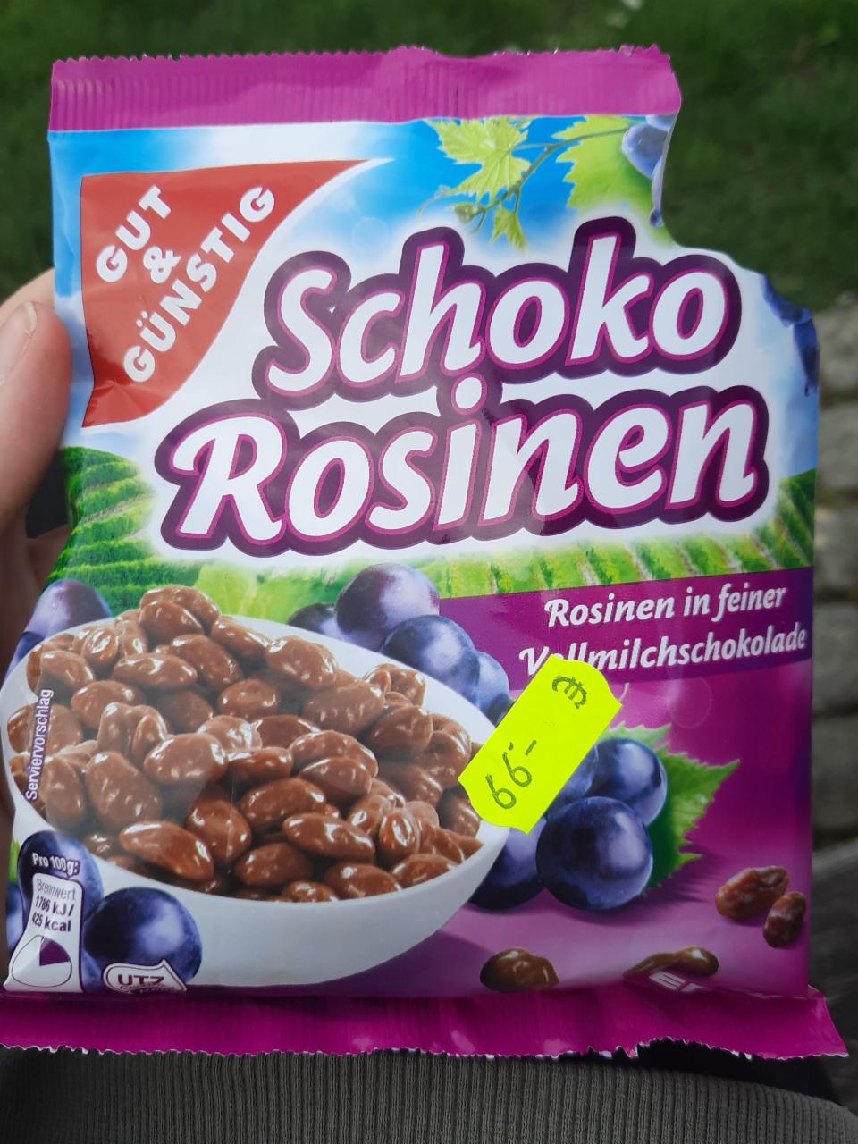 Фото - Голубика в шоколаде Schoko Rosinen Gut&Günstig