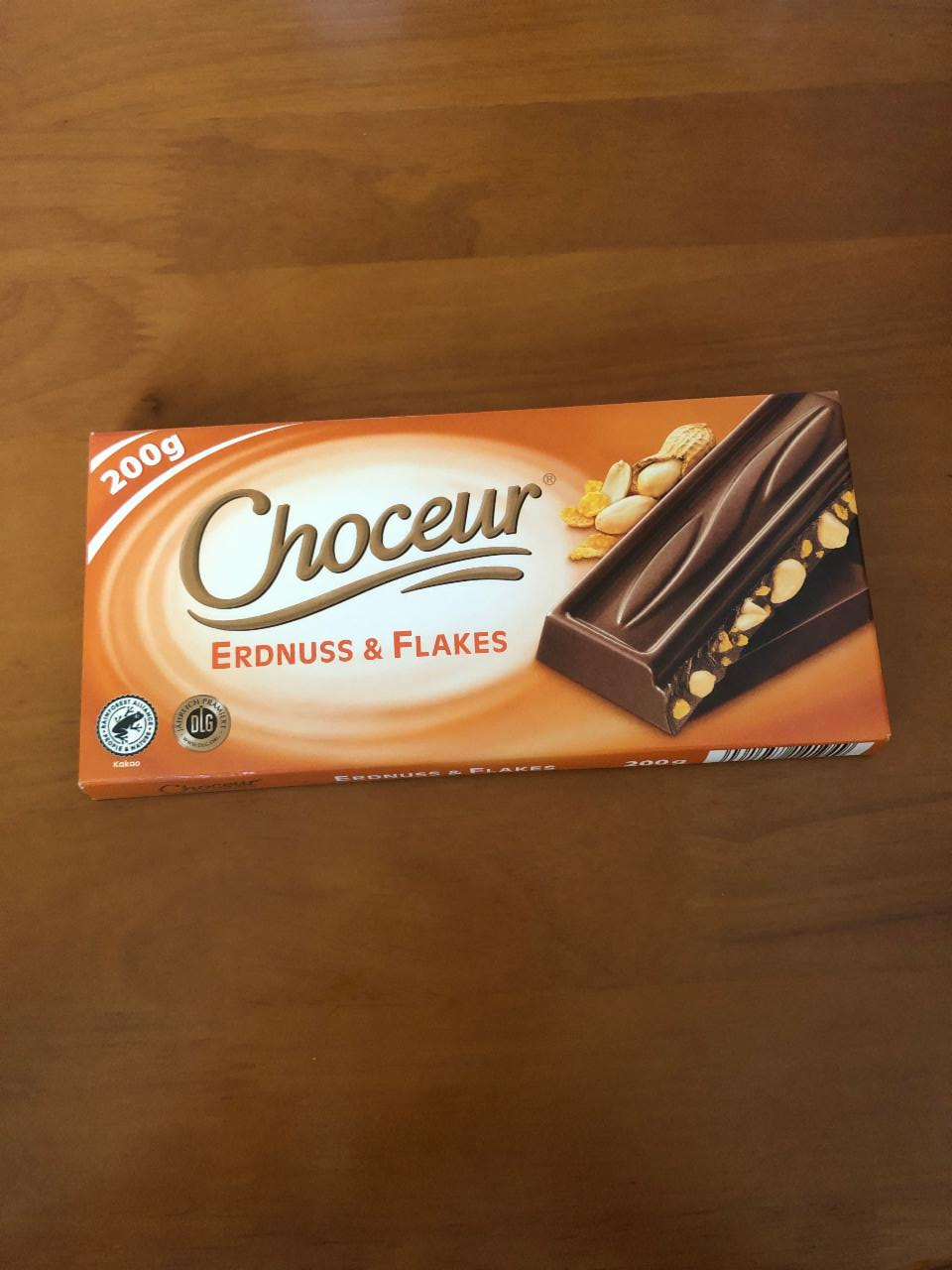 Фото - Шоколад erdnuss&flakes Choceur