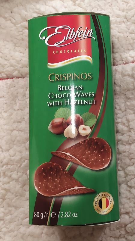 Фото - Elbfein чипсы шоколадные с фундуком