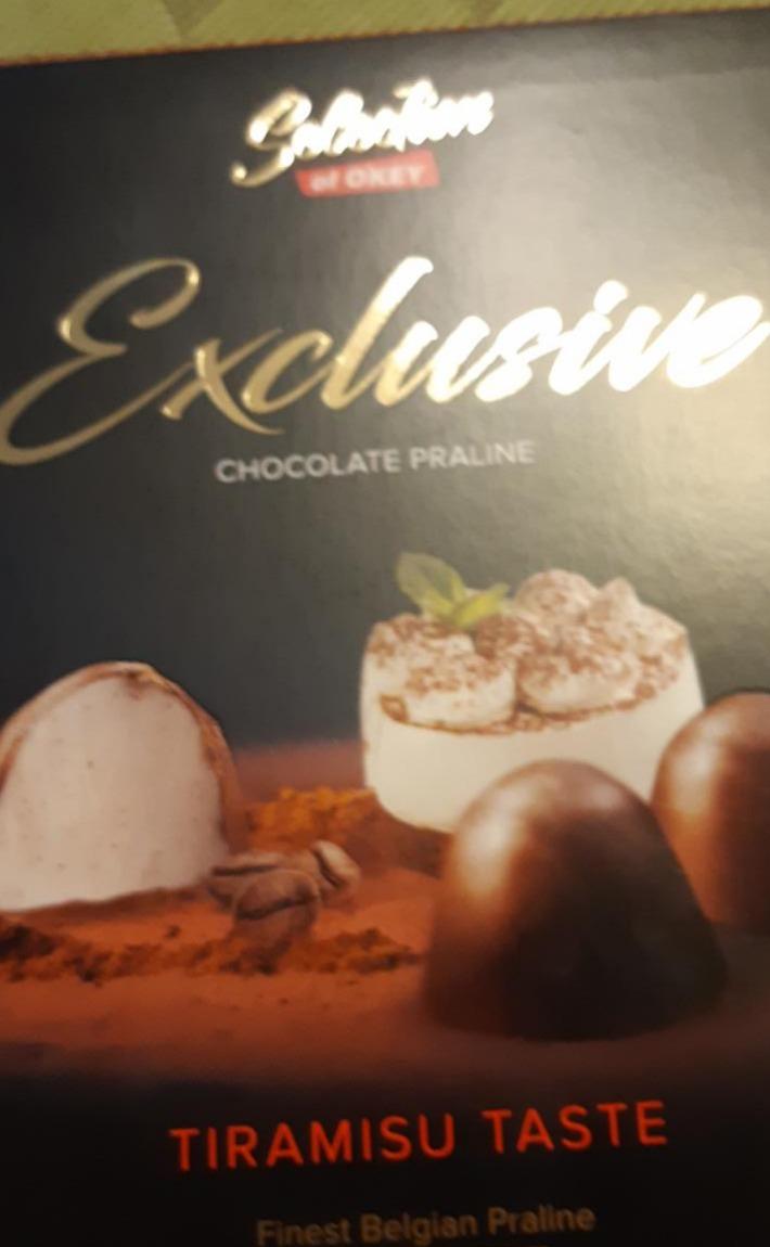 Фото - Шоколадные конфеты пралине тирамису exclusively tiramisu taste Selection of okey