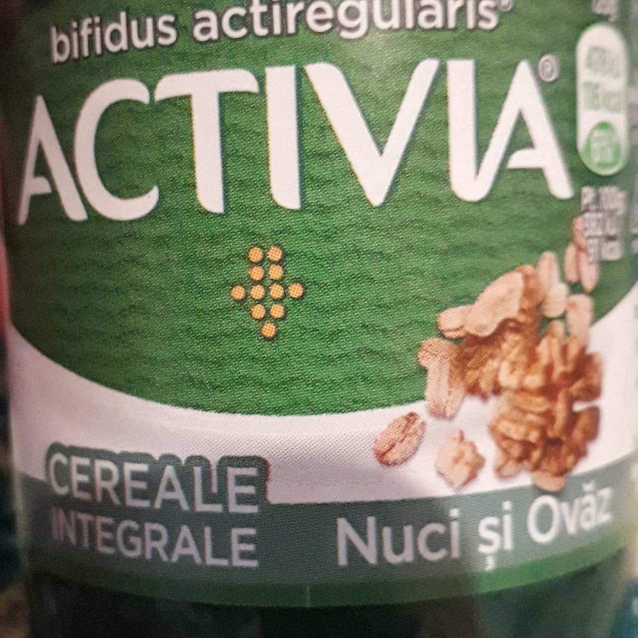 Фото - йогурт злаки-грецкий орех Activia