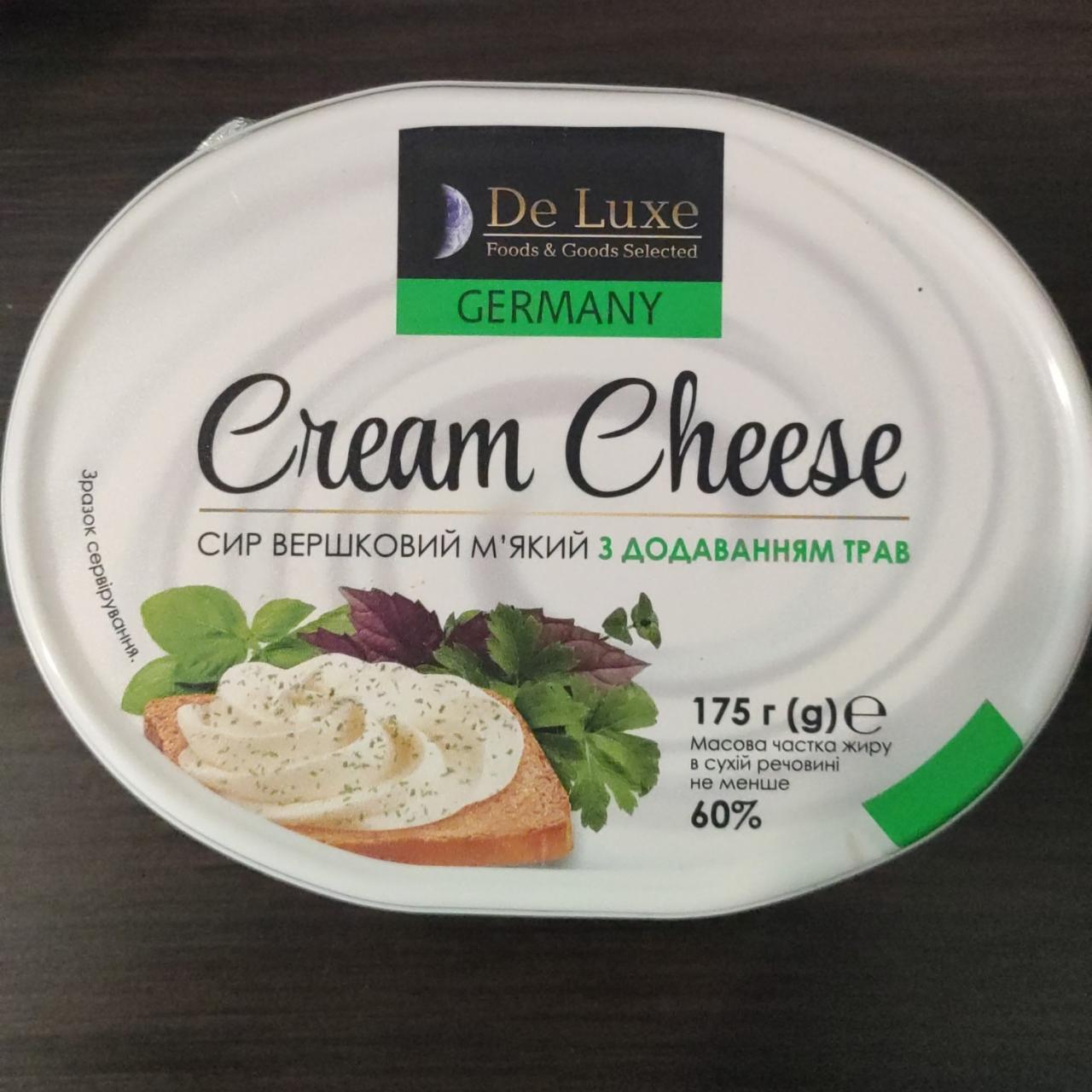 Фото - Сыр плавленый с добавлением трав Cream Cheese De Luxe